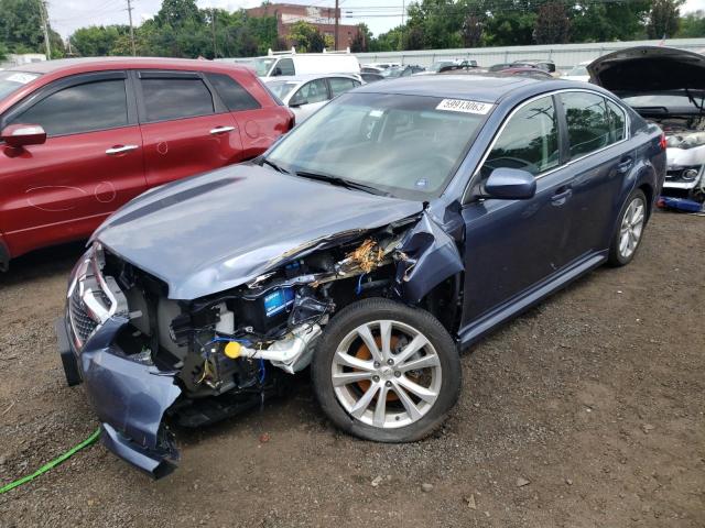 4S3BMBL64E3004261 - 2014 SUBARU LEGACY 2.5I LIMITED BLUE photo 1