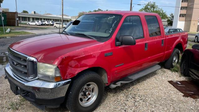 1FTNW20F63EB07534 - 2003 FORD F250 SUPER DUTY RED photo 2