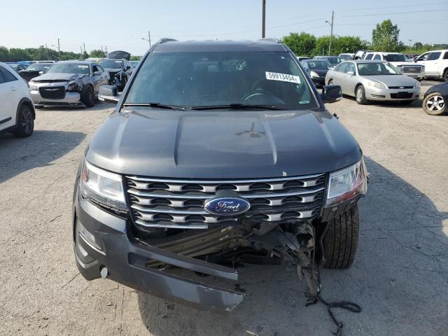 1FM5K8D81HGC37142 - 2017 FORD EXPLORER XLT CHARCOAL photo 5