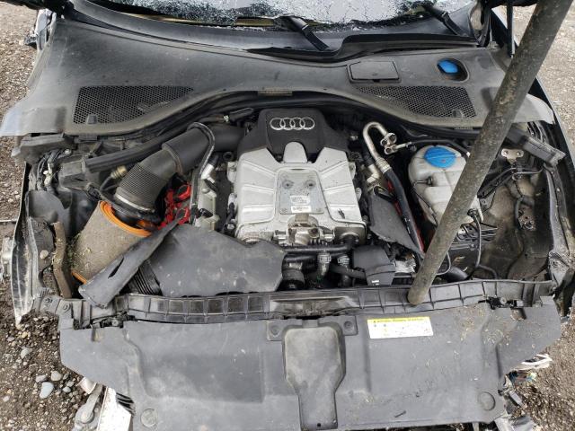 WAUHGAFC2FN010818 - 2015 AUDI A6 PRESTIGE შავი ფოტო 11