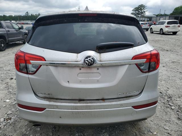LRBFXASA6HD001271 - 2017 BUICK ENVISION PREFERRED SILVER photo 6