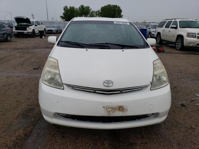 JTDKB22U153114738 - 2005 TOYOTA PRIUS WHITE photo 5