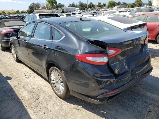 3FA6P0LU0GR387122 - 2016 FORD FUSION SE HYBRID BLACK photo 2