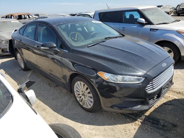 3FA6P0LU0GR387122 - 2016 FORD FUSION SE HYBRID BLACK photo 4