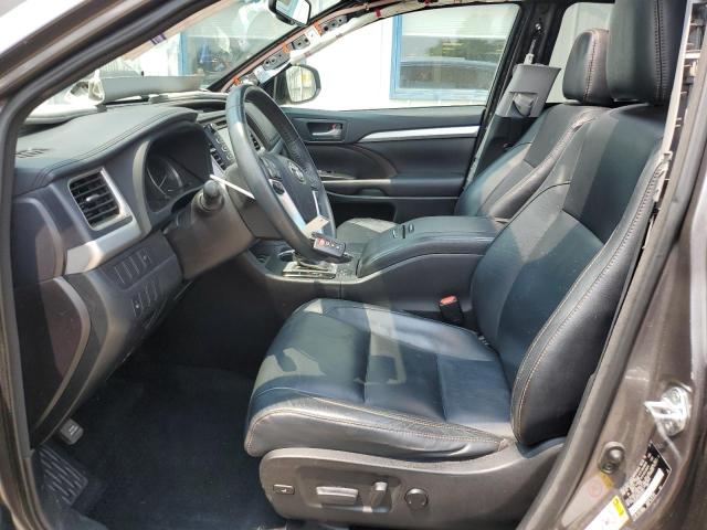 5TDJKRFH4GS502677 - 2016 TOYOTA HIGHLANDER XLE GRAY photo 7