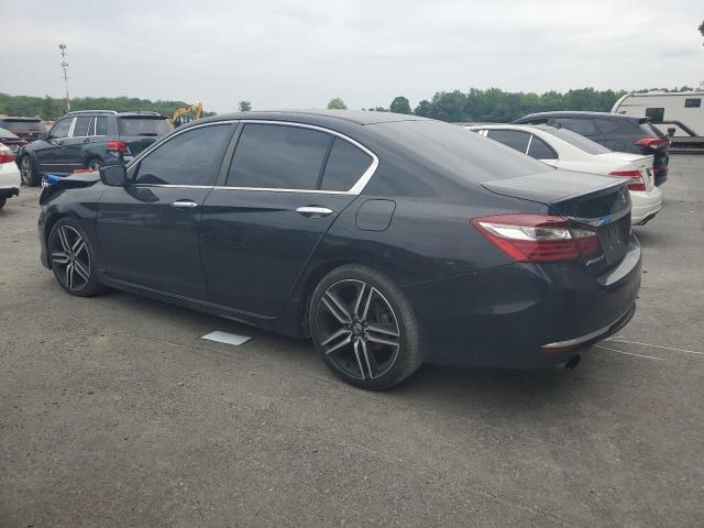 1HGCR2F57HA268312 - 2017 HONDA ACCORD SPORT Черный фото 2