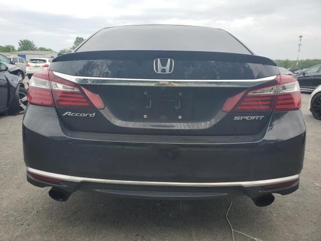 1HGCR2F57HA268312 - 2017 HONDA ACCORD SPORT Черный фото 6