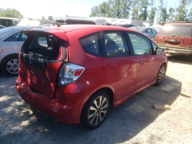 JHMGE8H56CC016736 - 2012 HONDA FIT SPORT RED photo 3