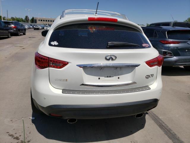 JN8CS1MW9HM413152 - 2017 INFINITI QX70 WHITE photo 6