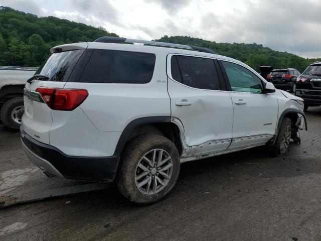 1GKKNSLA6JZ221954 - 2018 GMC ACADIA SLE WHITE photo 3