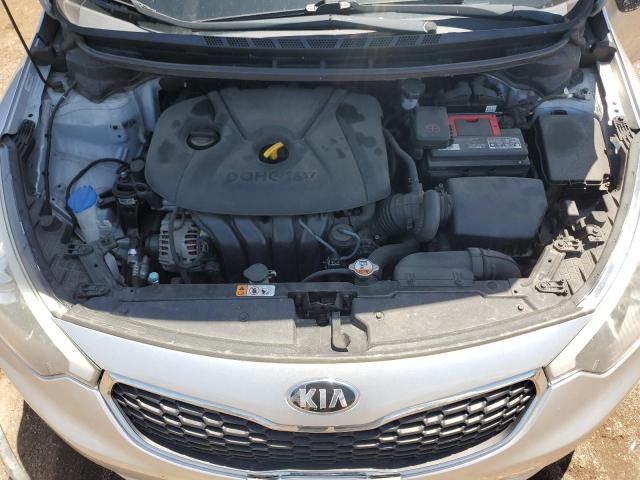 KNAFX4A66E5228348 - 2014 KIA FORTE LX SILVER photo 11