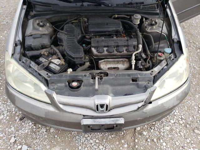 1HGES16395L006202 - 2005 HONDA CIVIC DX VP رمادي صورة 11