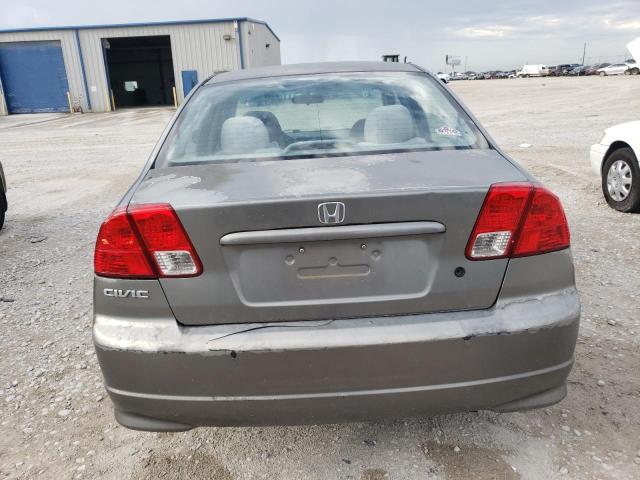 1HGES16395L006202 - 2005 HONDA CIVIC DX VP رمادي صورة 6