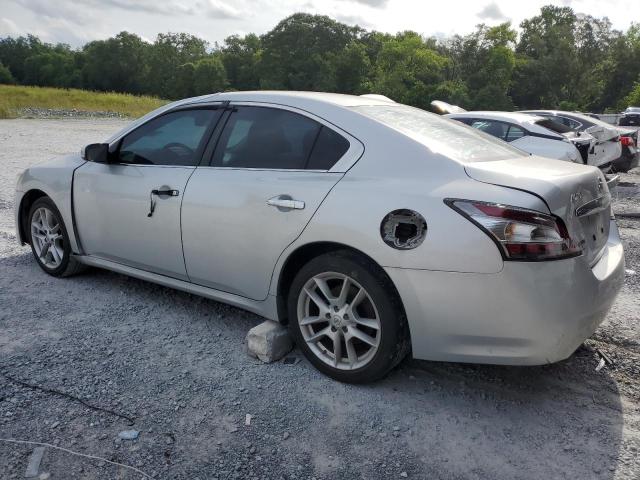 1N4AA5AP1EC492222 - 2014 NISSAN MAXIMA S SILVER photo 2