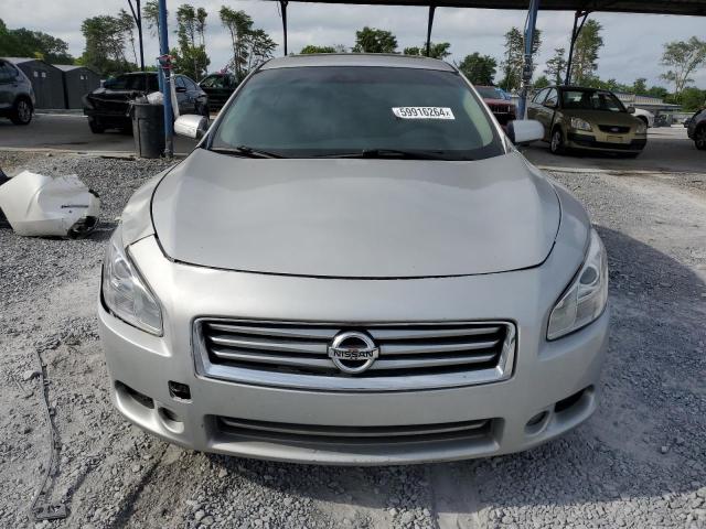 1N4AA5AP1EC492222 - 2014 NISSAN MAXIMA S SILVER photo 5