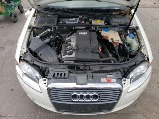 WAUAF78E56A052056 - 2006 AUDI A4 2 TURBO WHITE photo 11