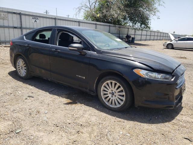 3FA6P0LU5FR308963 - 2015 FORD FUSION SE HYBRID BLACK photo 4