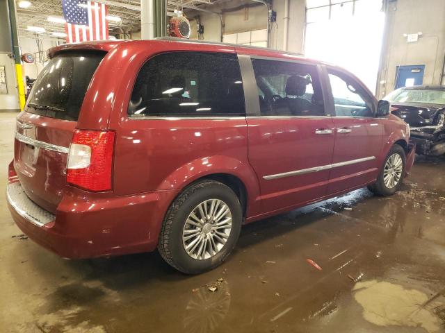 2C4RC1CG0ER198539 - 2014 CHRYSLER TOWN & COU TOURING L RED photo 3