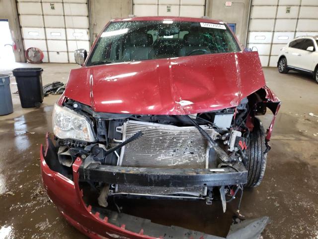 2C4RC1CG0ER198539 - 2014 CHRYSLER TOWN & COU TOURING L RED photo 5