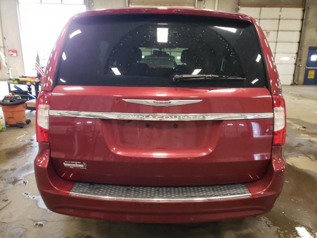 2C4RC1CG0ER198539 - 2014 CHRYSLER TOWN & COU TOURING L RED photo 6