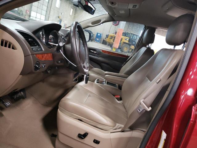 2C4RC1CG0ER198539 - 2014 CHRYSLER TOWN & COU TOURING L RED photo 7