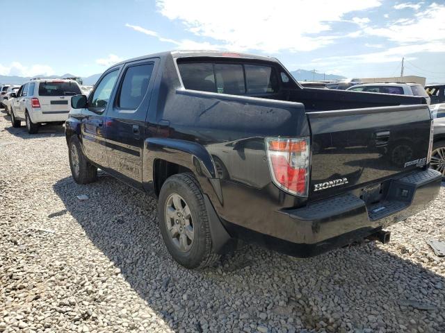 2HJYK163X7H504447 - 2007 HONDA RIDGELINE RTX BLACK photo 2