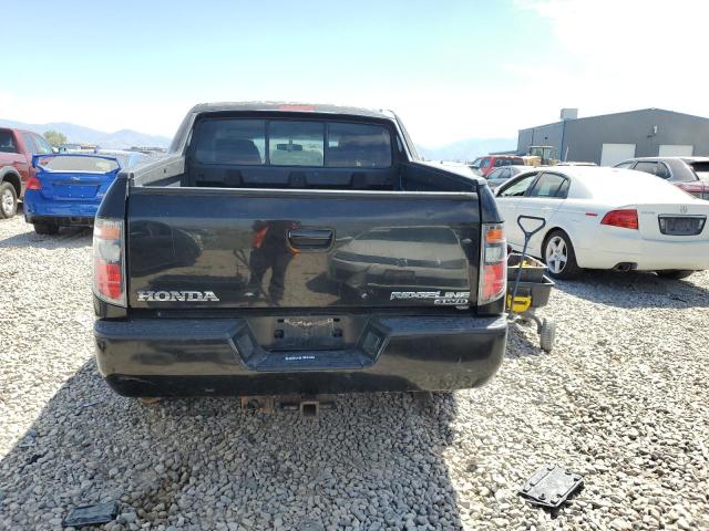 2HJYK163X7H504447 - 2007 HONDA RIDGELINE RTX BLACK photo 6