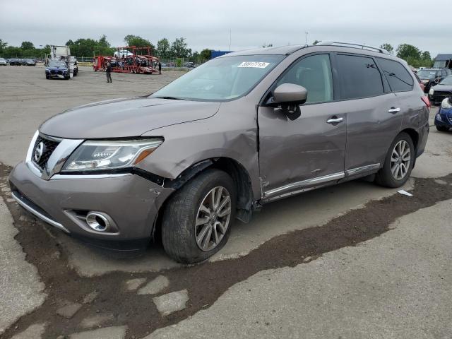 5N1AR2MM0EC647728 - 2014 NISSAN PATHFINDER S GRAY photo 1
