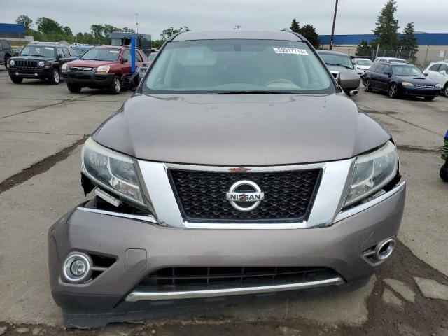 5N1AR2MM0EC647728 - 2014 NISSAN PATHFINDER S GRAY photo 5