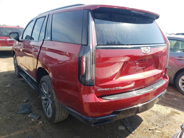 1GYS4EKL5MR285730 - 2021 CADILLAC ESCALADE SPORT RED photo 3