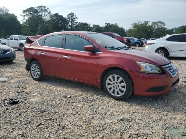3N1AB7AP1FL668844 - 2015 NISSAN SENTRA S Rot Foto 4