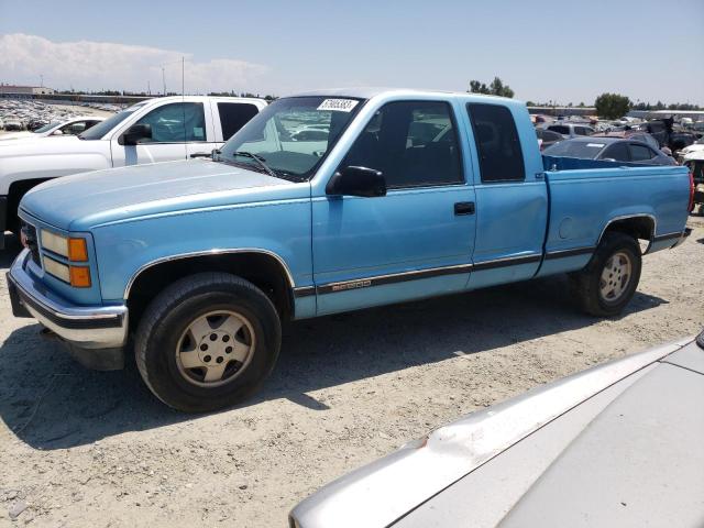 2GTEK19K6S1567122 - 1995 GMC SIERRA K1500 BLUE photo 1