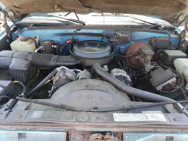 2GTEK19K6S1567122 - 1995 GMC SIERRA K1500 BLUE photo 11