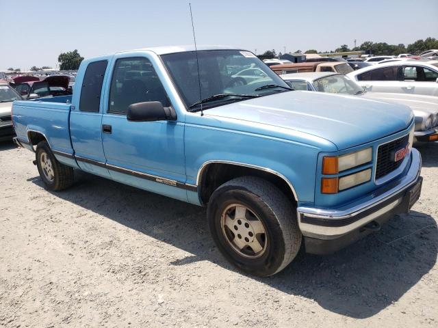 2GTEK19K6S1567122 - 1995 GMC SIERRA K1500 BLUE photo 4