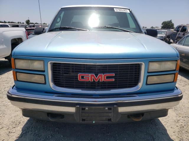 2GTEK19K6S1567122 - 1995 GMC SIERRA K1500 BLUE photo 5