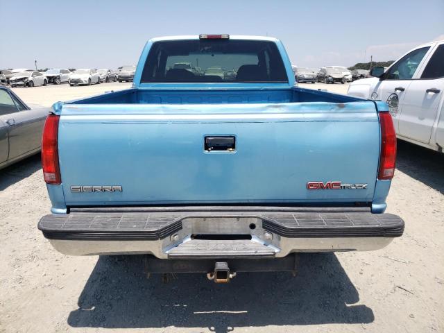 2GTEK19K6S1567122 - 1995 GMC SIERRA K1500 BLUE photo 6