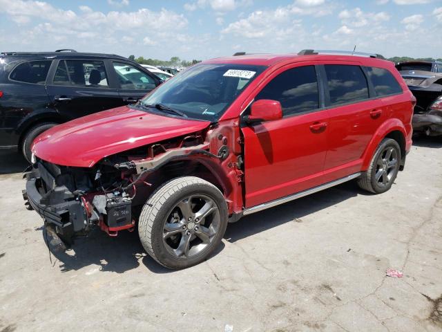 3C4PDCGG7FT654450 - 2015 DODGE JOURNEY CROSSROAD MAROON photo 1