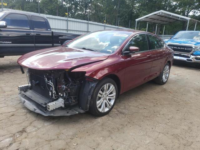 1C3CCCAB6FN555251 - 2015 CHRYSLER 200 LIMITED BURGUNDY photo 1