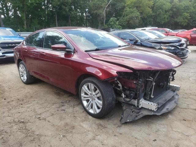 1C3CCCAB6FN555251 - 2015 CHRYSLER 200 LIMITED BURGUNDY photo 4