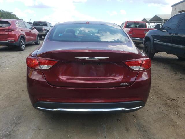 1C3CCCAB6FN555251 - 2015 CHRYSLER 200 LIMITED BURGUNDY photo 6