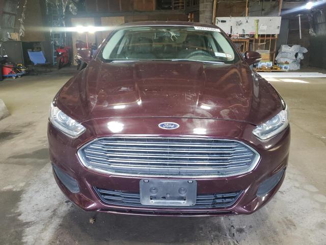 3FA6P0HR8DR219616 - 2013 FORD FUSION SE BURGUNDY photo 5