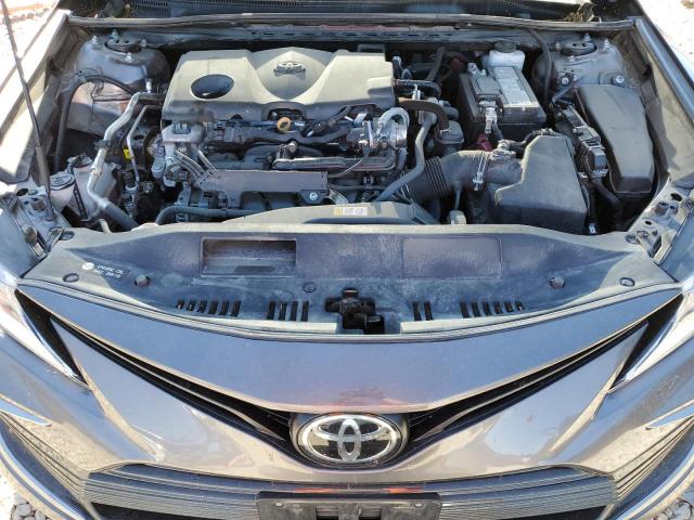 4T1C11BK1MU037941 - 2021 TOYOTA CAMRY LE GRAY photo 11