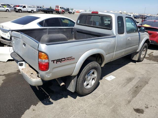 5TESN92N52Z063315 - 2002 TOYOTA TACOMA XTRACAB PRERUNNER ვერცხლისფერი ფოტო 3