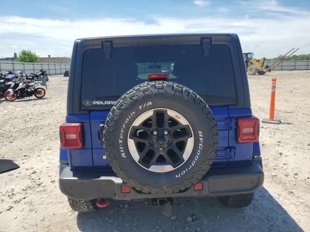 1C4HJXFG1JW292611 - 2018 JEEP WRANGLER RUBICON BLUE photo 6