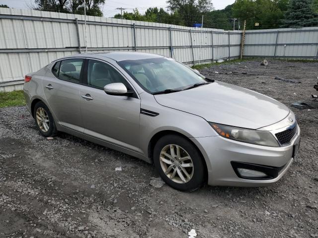 KNAGM4A70D5392828 - 2013 KIA OPTIMA LX SILVER photo 4