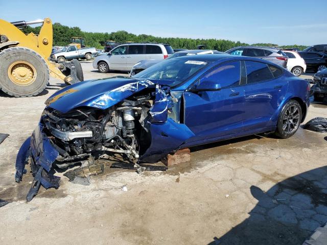 5YJSA1E58NF469992 - 2022 TESLA MODEL S Mavi foto 1