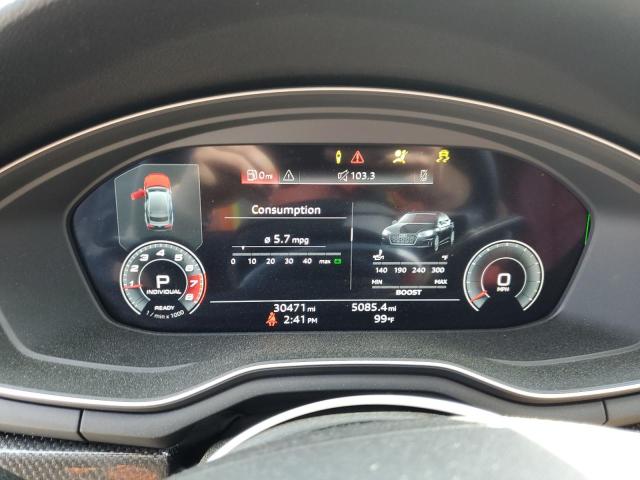 WAUC4CF5XMA013762 - 2021 AUDI S5 PREMIUM PLUS ნაცრისფერი ფოტო 9