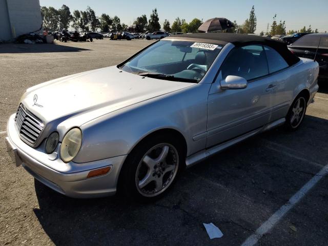 WDBLK74GX2T116717 - 2002 MERCEDES-BENZ CLK 55 AMG SILVER photo 1