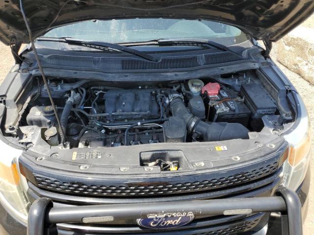 1FM5K8AR8EGA70710 - 2014 FORD EXPLORER POLICE INTERCEPTOR BLACK photo 12