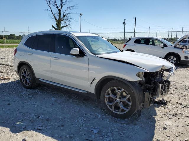 5UXTY5C02M9F78750 - 2021 BMW X3 XDRIVE30I WHITE photo 4